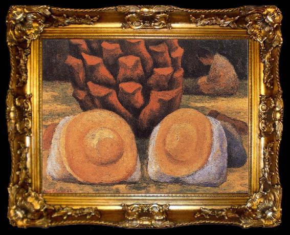 framed  Diego Rivera Worker, ta009-2